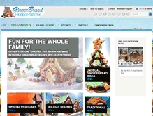 Tablet Screenshot of gingerbread-house-patterns.com